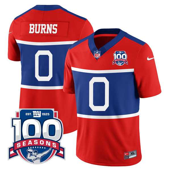 Men & Women & Youth New York Giants #0 Brian Burns Century Red 100TH Season Commemorative Patch Limited Stitched Jersey,We sell and wholesale Men & Women & Youth New York Giants #0 Brian Burns Century Red 100TH Season Commemorative Patch Limited Stitched Jersey on line form chian!